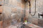 The Masters Lodge, Beautiful Tile Work in the Standing Shower